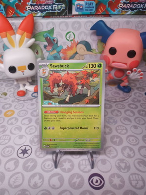 Pokemon Card Sawsbuck TEF 017 σαν καινούργιο