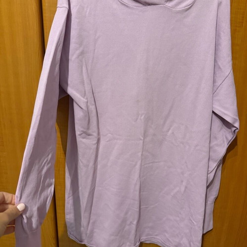 Zara women's hoodie long lilac like new