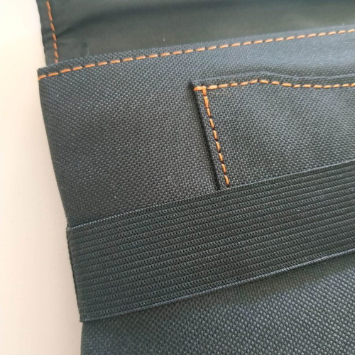 Mini Cooper manual case black with orange stitching