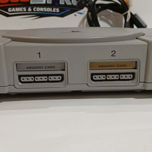 Sony PlayStation 1 (PS1) console used, complete set with 2 controllers and games