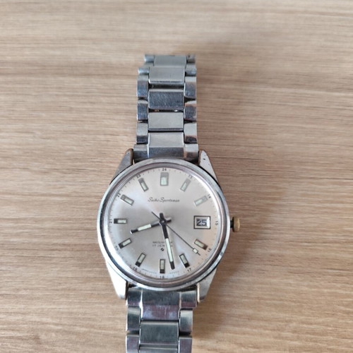 Seiko Sportsman 17 Jewels manual winding wristwatch used, vintage