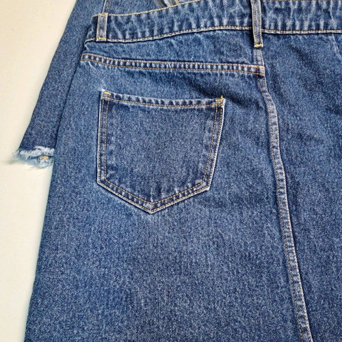 Denim skirt new, 100% cotton, Greek made