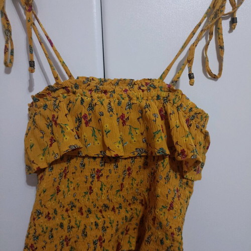 Superdry women's top orange floral new