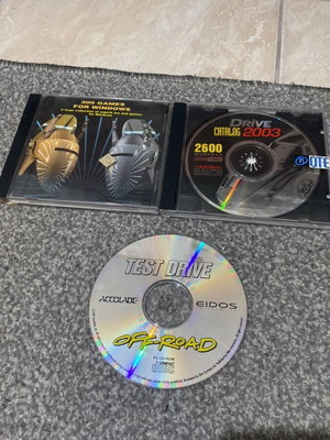 Pc games σετ 3 μεταχειρισμένα, κλασικά shareware 90s 00s