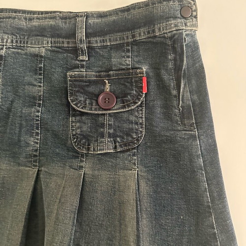 Morgan vintage 90s denim mini skirt like new, size S 36