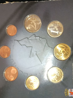 Λουξεμβούργο euro coin set 2003 σαν καινούργιο από σπασμένο Benelux blister