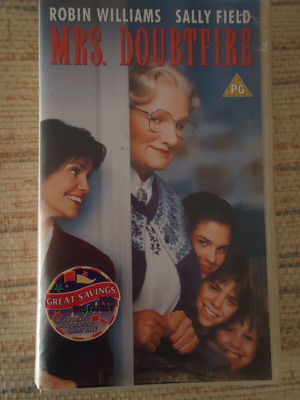 Βιντεοκασσέτα Mrs. Doubtfire μεταχειρισμένη κωμωδία στα αγγλικά