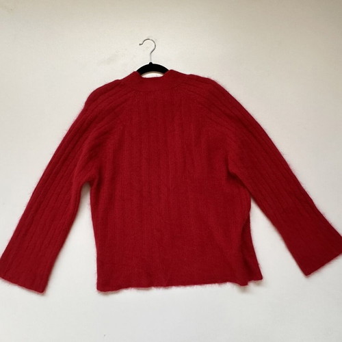 Jeselle Mohair and Wool Blend Cardigan Hug Me Style, like new, size S, red