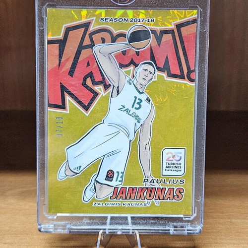 Paulius Jankunas Kaboom Case Hit Panini Crown Royale 2024-2025 Gold SSP