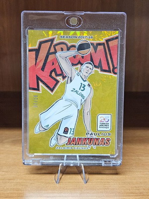 Paulius Jankunas Kaboom Case Hit Panini Crown Royale 2024-2025 Gold SSP