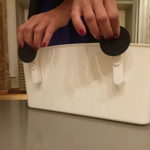 Hanging bathroom shelf new with 2 suction cups large and durable
