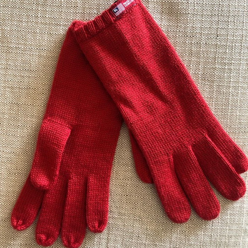 Ralph Lauren gloves new, red wool and polyester
