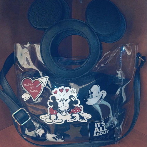 Disney shoulder bag like new, black and white