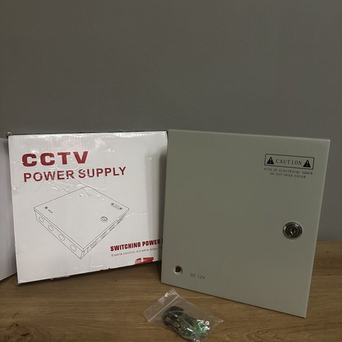 CCTV Power Supply 12V 10A 120W Metal 9-Channel