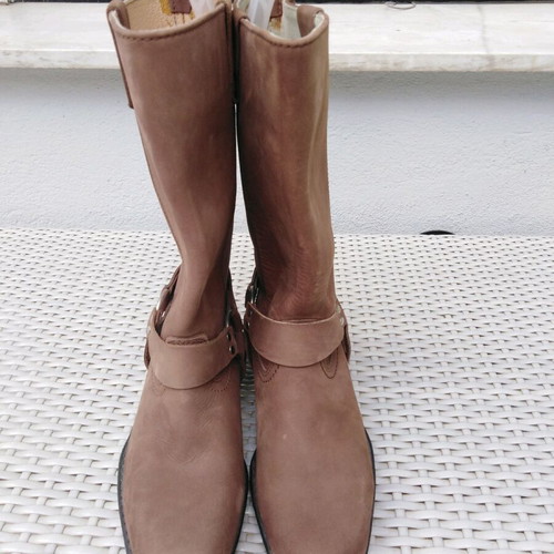 Women's cowboy boots new, size 37, beige brown