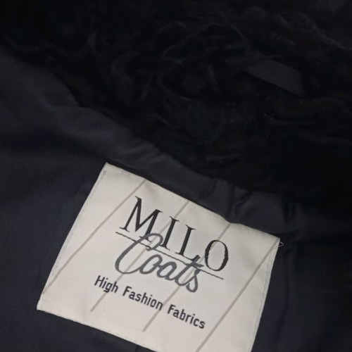 Milo Coats vest with synthetic black fur