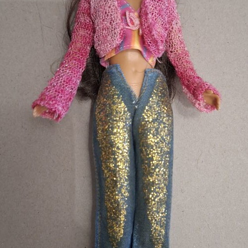 Doll with clothes like new