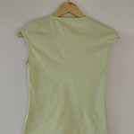 Sisley top, size S, 95% cotton, green