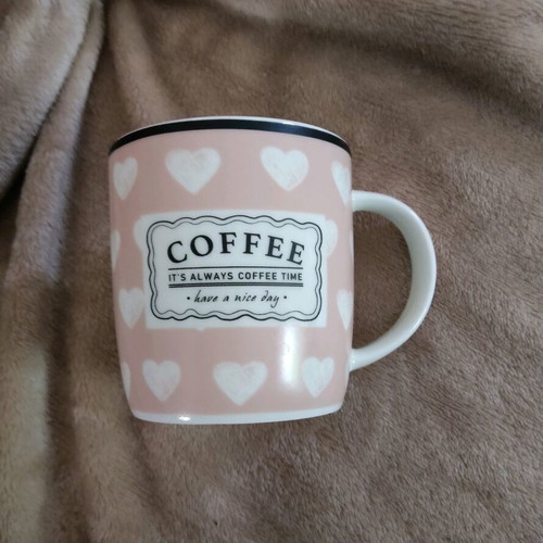 Mug like new, height 9.2 cm, diameter 8.8 cm