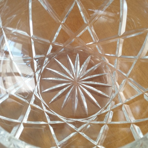 Bohemia crystal bowl 20cm vintage mint condition