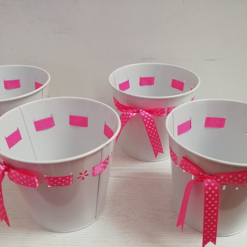 Church decoration set for girl baptism used