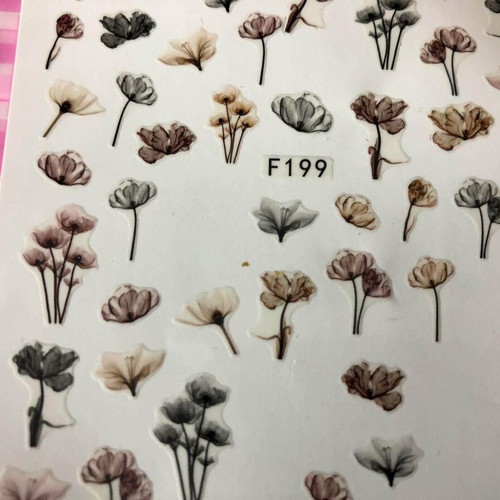 3D Nail Stickers like new