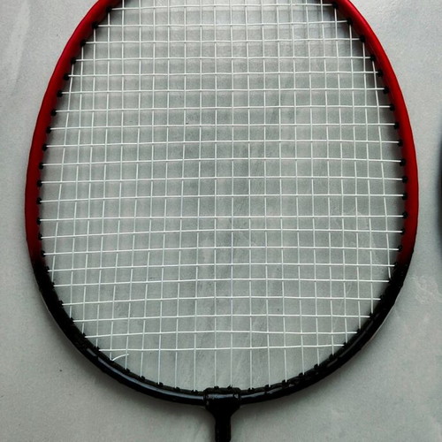 Badminton rackets JIELING JL118 set of 2 like new, red and blue