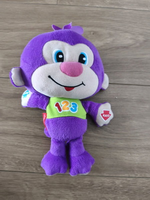 Εκπαιδευτικό μαϊμουδάκι Fisher Price σαν καινούργιο με μουσική και ήχους