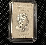  Australia 1 oz silver bar 2021