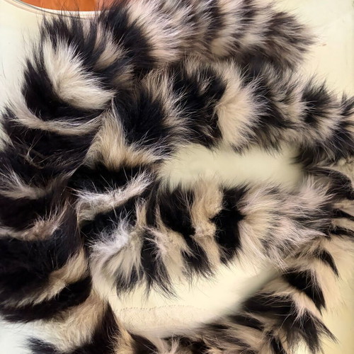Collard fur gray like new, unique piece