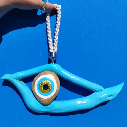 Handmade eye charm for good luck 27×26