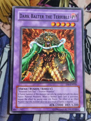 Dark Balter the Terrible Fusion Monster κάρτα σαν καινούργιο