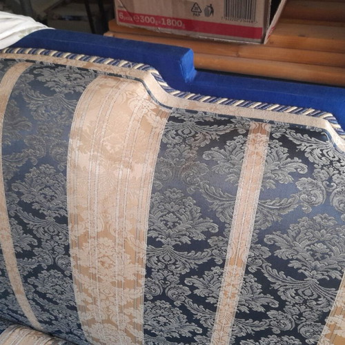Three-Seater Sofa used, solid wood frame, quality fabric