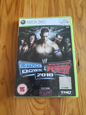 Smackdown vs Raw 2010 Xbox 360 game used, good condition