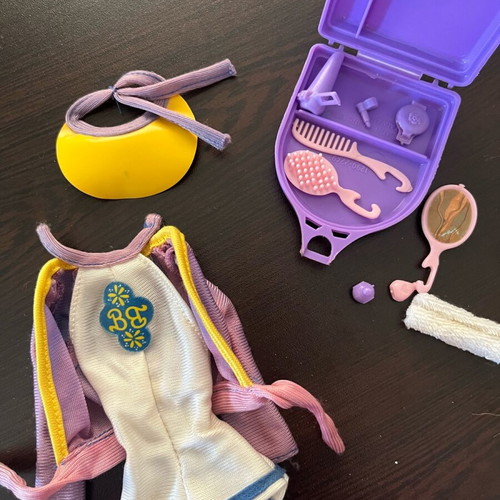 Barbie fashion outfit used with spa accessories Mattel Superstar Era 1983