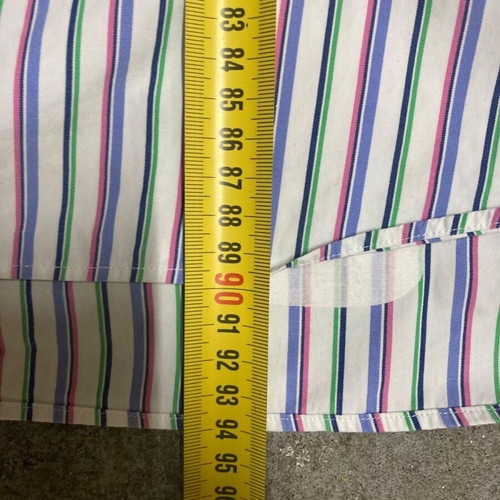 Ralph Lauren Fun Overhemd 3XL classic fit oxford pink green white pinstripe long sleeve shirt