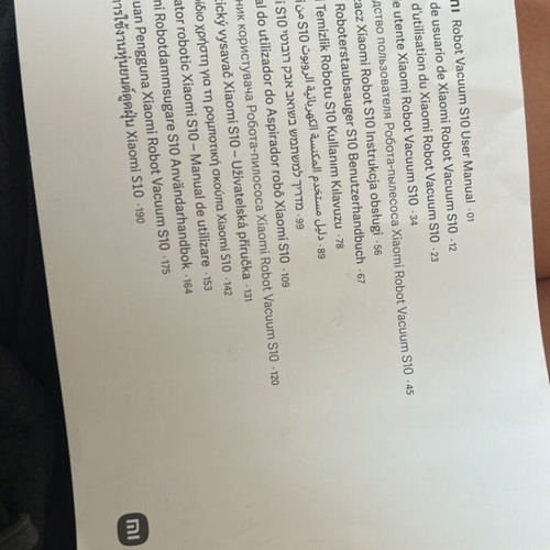 Xiaomi Robot Vacuum S10 like new