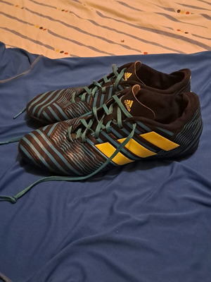 Adidas Nemesis football shoes blue-black like new