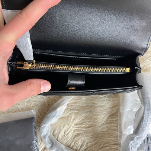 Pinko shoulder bag new, black with gold details
