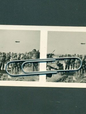Photographs German Invasion Crete Commandos stereoscopic like new
