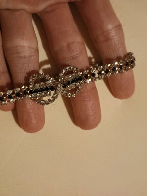 Infinity bracelet new, silver