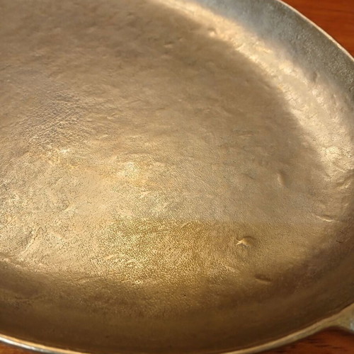 Brass tray used decorative signed heavy item