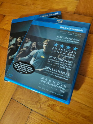 The Social Network διπλό Blu-Ray σαν καινούργιο με ελληνικούς υπότιτλους και slipcover