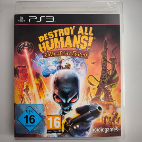 Destroy All Humans! Path of the Furon PS3 game like new