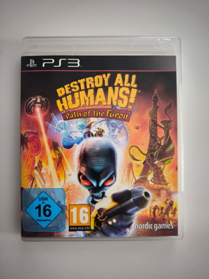 Destroy All Humans! Path of the Furon PS3 game like new