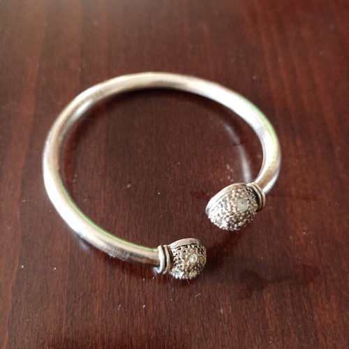 Silver cuff bracelet, 1990s