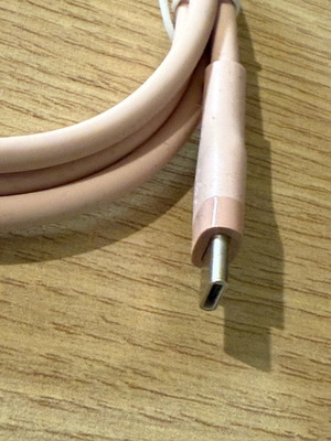 iPhone cable pink new