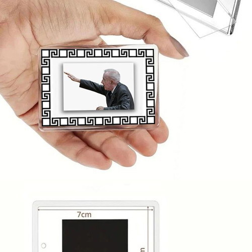 Greek propaganda political magnet with Kostas Plevris salute