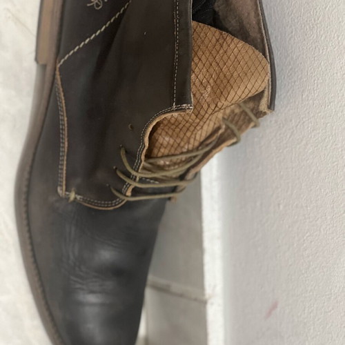 Banker shoes black boots like new, size 44