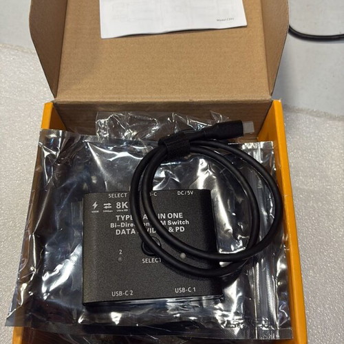 KCEVE C201 Type-C Switch 2in1 Bidirectional Switch new